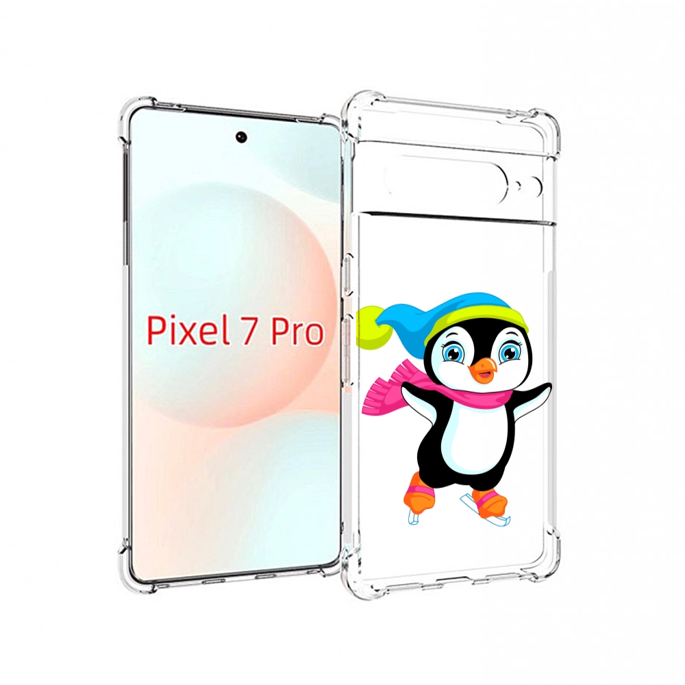 

Чехол Mypads Пингвин На Коньках Для Google Pixel 7 Pro, Прозрачный, Tocco