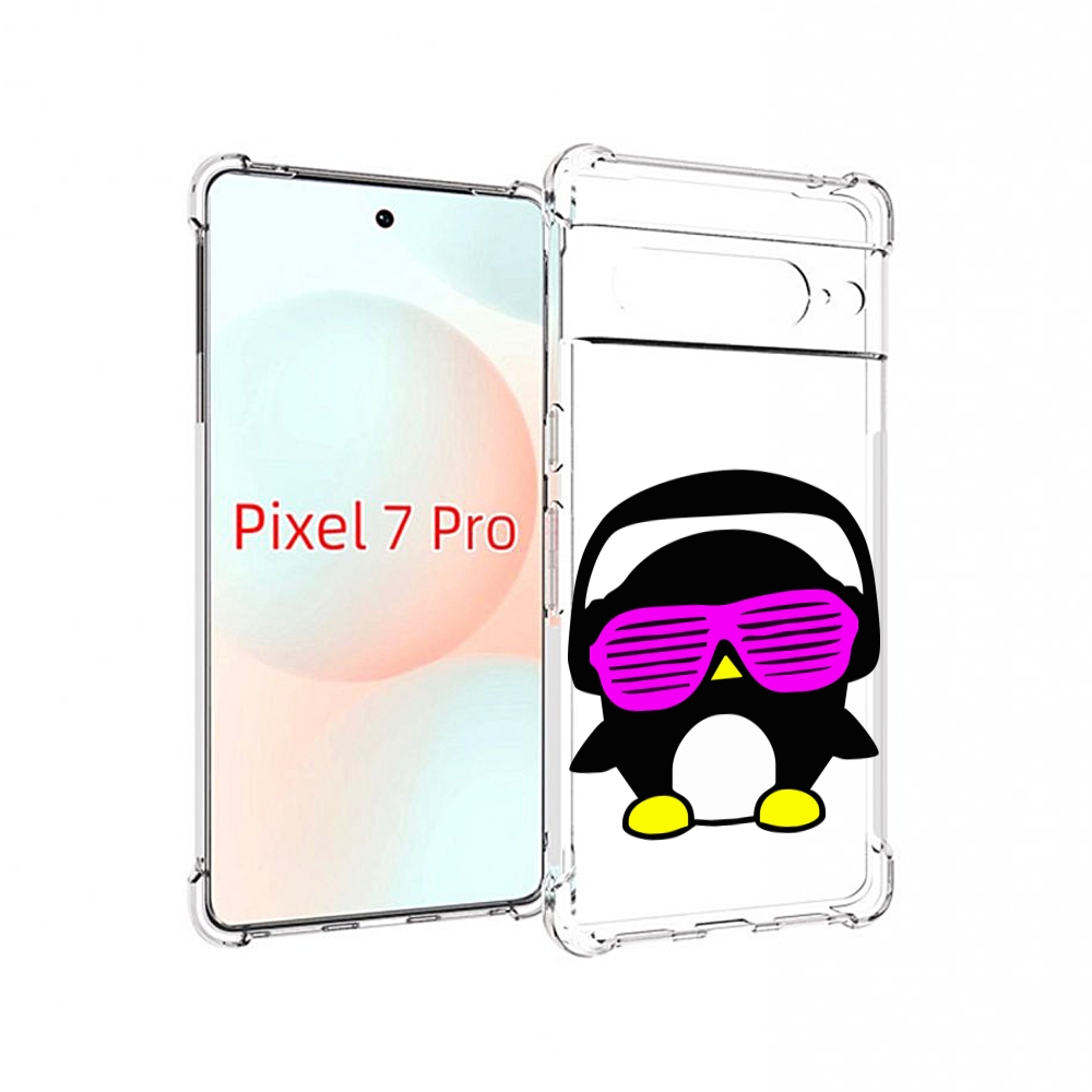 

Чехол Mypads Пингвин Для Google Pixel 7 Pro, Прозрачный, Tocco