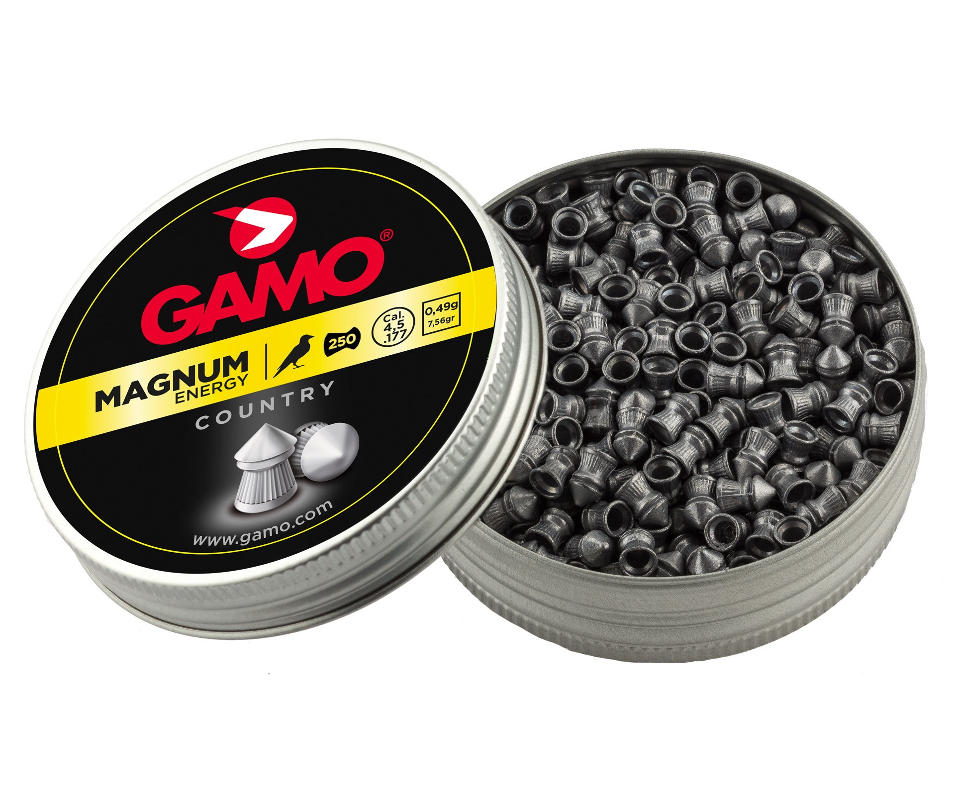 Пули пневматические GAMO Magnum 4,5 мм 0,49 грамма (250 шт.)