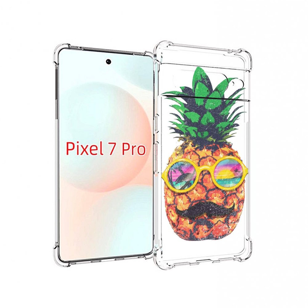 

Чехол Mypads Прикольный Ананас С Лицом Для Google Pixel 7 Pro, Прозрачный, Tocco