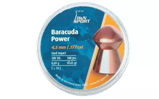 Пульки HN Baracuda Power 4,5 мм (300 шт) PB336   HN