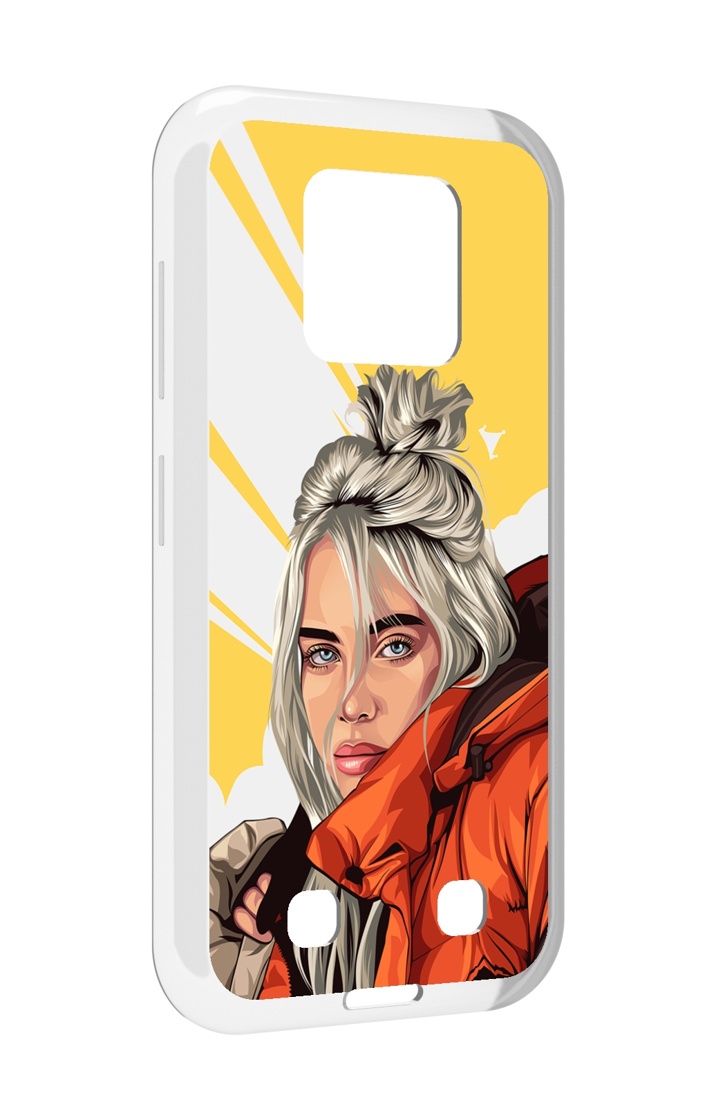 

Чехол MyPads билли-айлиш-в-куртке для Oukitel WP18, Прозрачный, Tocco