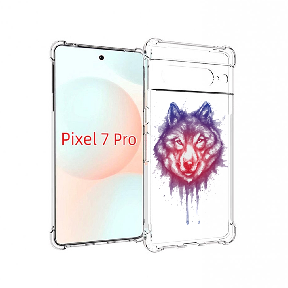 

Чехол Mypads Пушистый Волк Для Google Pixel 7 Pro, Прозрачный, Tocco