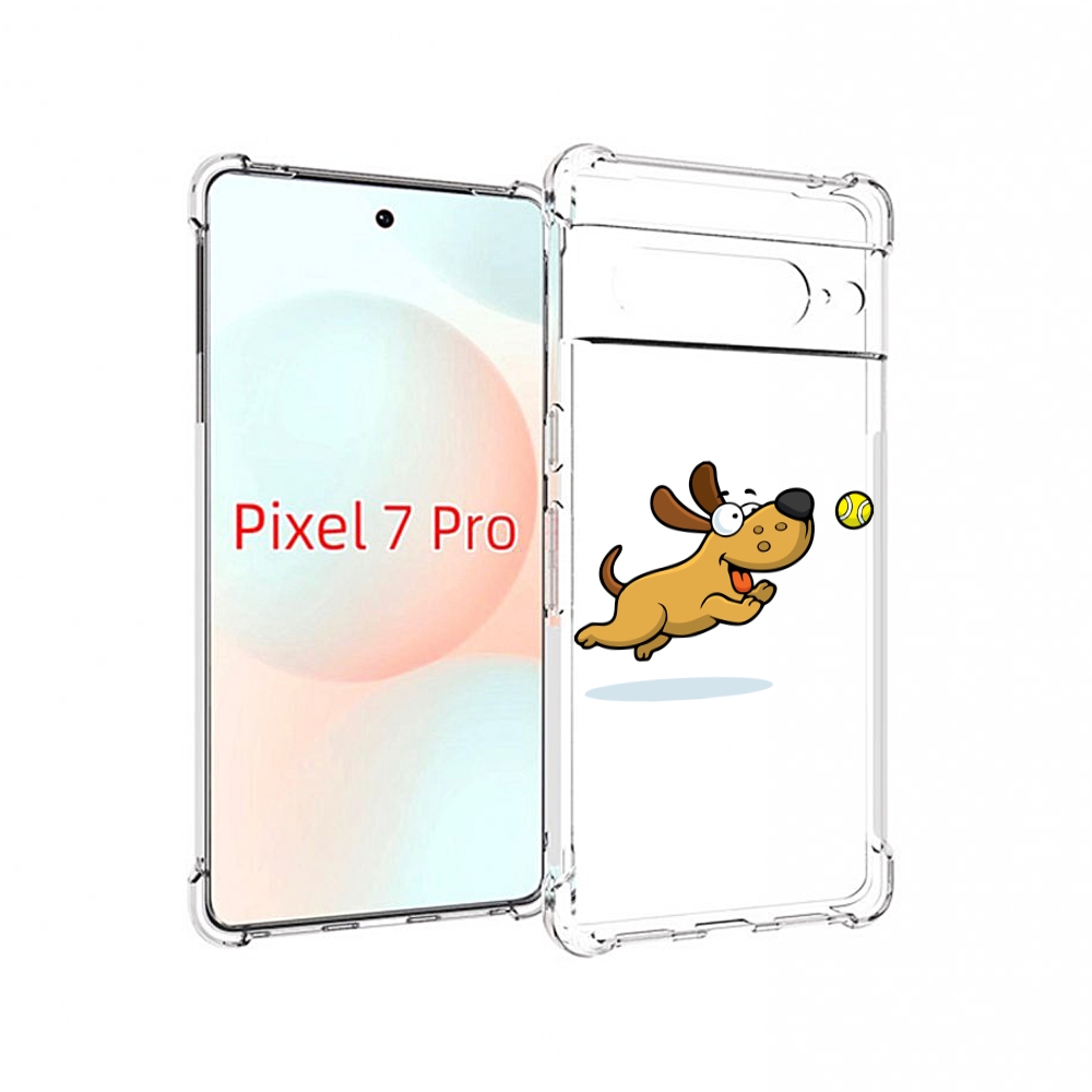 

Чехол Mypads Пёсик Для Google Pixel 7 Pro, Прозрачный, Tocco