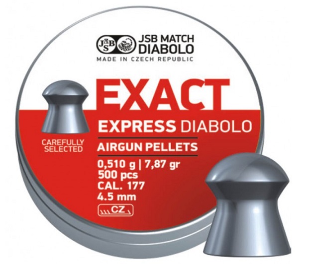 Пульки JSB Exact Express 4,5 мм (4,52) (500 шт) JSBEE051   JSB