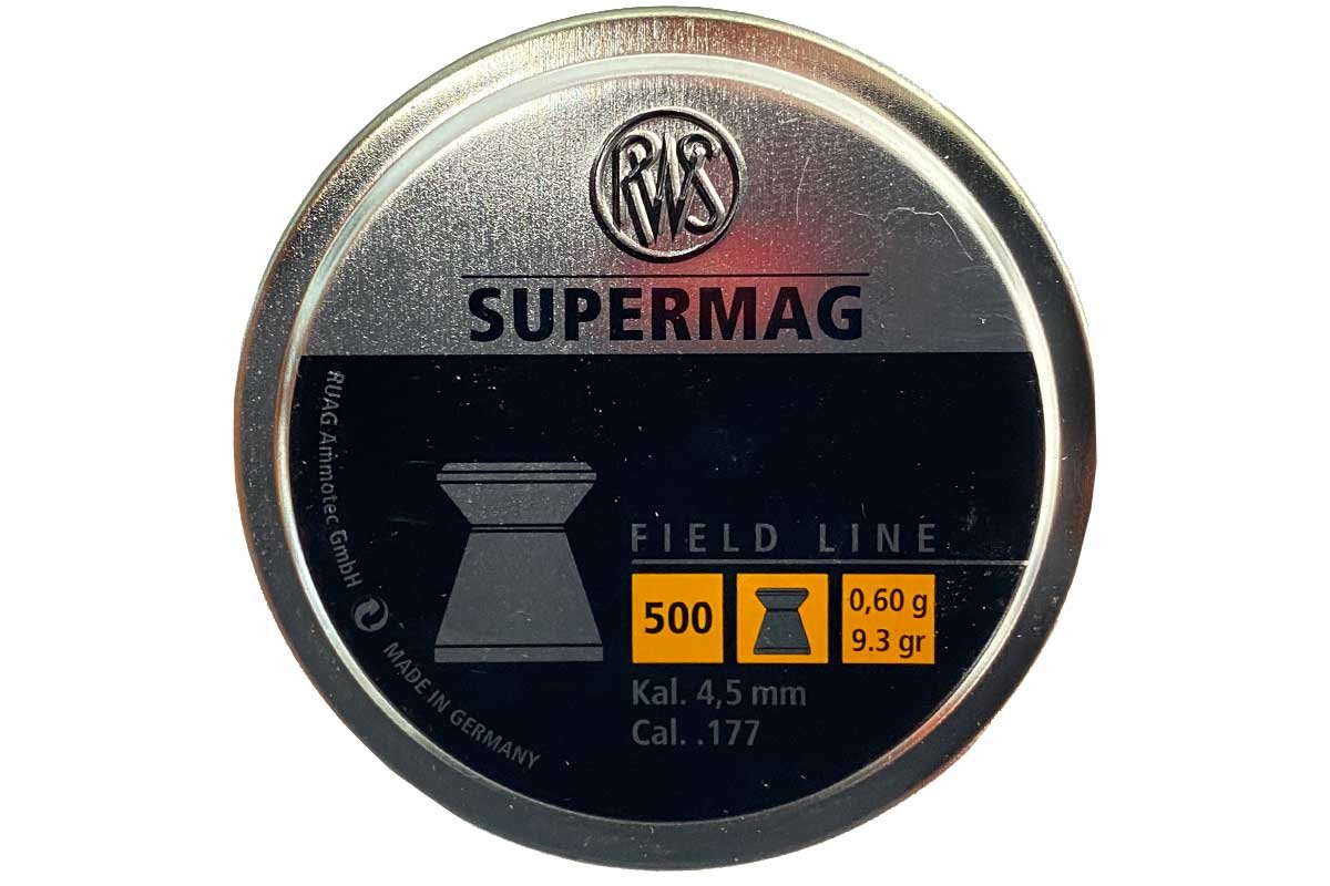 

Пульки RWS Supermag 4,5 мм (500 шт) RWSSMg RWS, Серебристый, Supermag