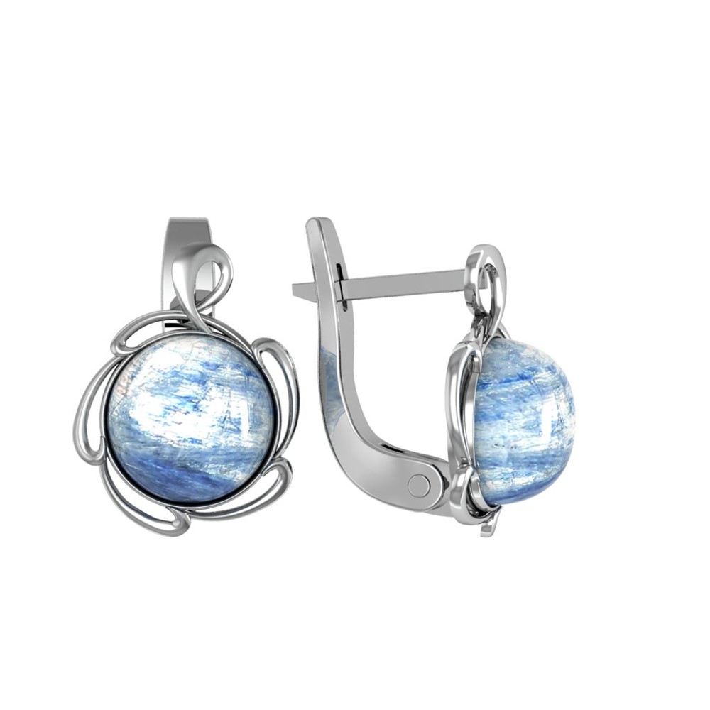 

Серьги из серебра с кианитом ПРИВОЛЖСКИЙ ЮВЕЛИР 351340-KN, 351340-KN