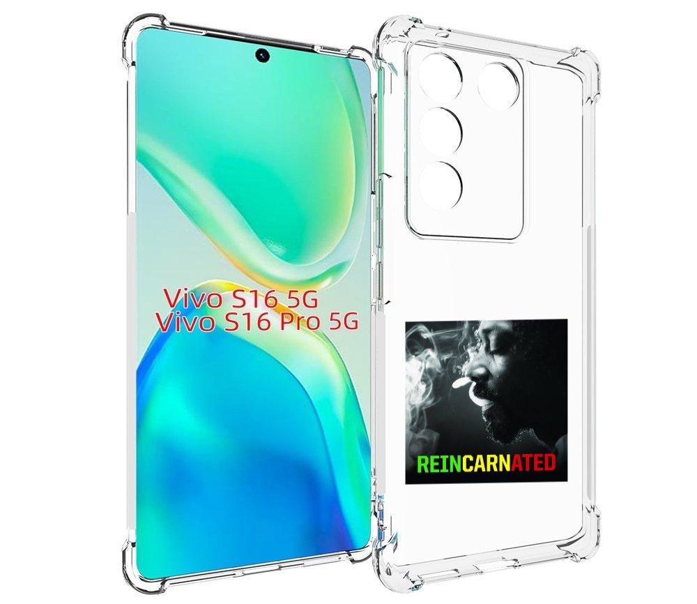 

Чехол Mypads Snoop Dogg Reincarnated Для Vivo S16 5G/S16 Pro 5G/V27/V27 Pro, Tocco