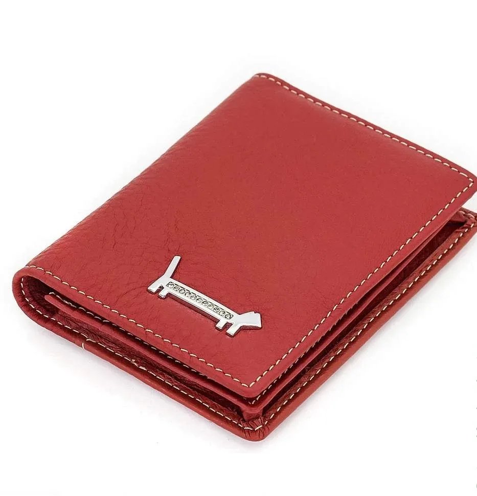 

Визитница женская Sergio Valentini СВ 8101-491/2 красная, СВ491/2