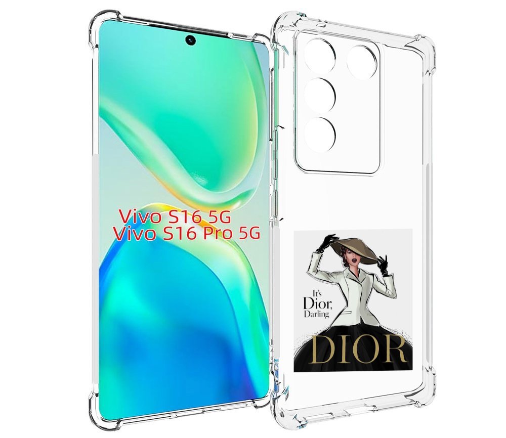 

Чехол MyPads drawings of sketches для Vivo S16 5G/S16 Pro 5G/V27/V27 Pro, Tocco