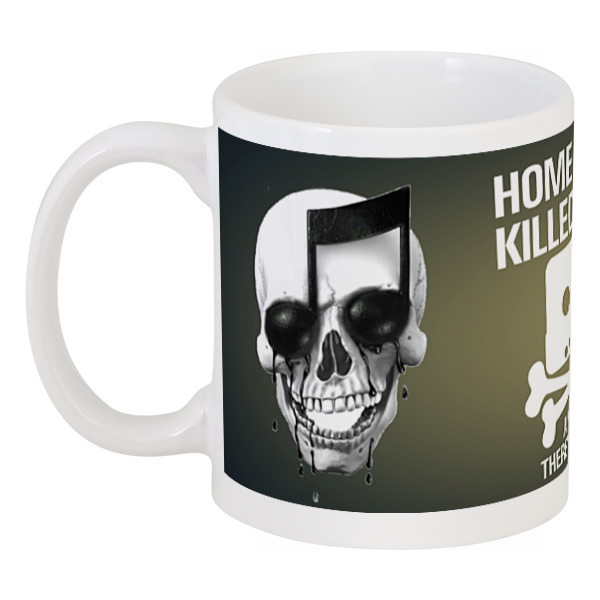 

Кружка Printio Home taping killed music, Разноцветный