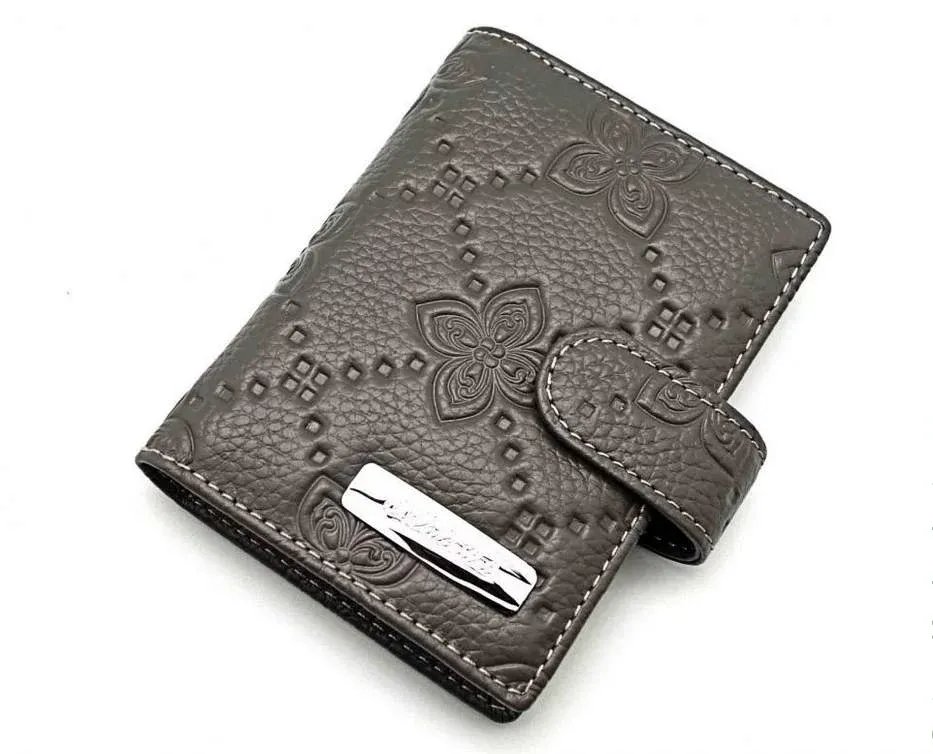 

Визитница женская Sergio Valentini СВ 3188-010 серая, СВ010