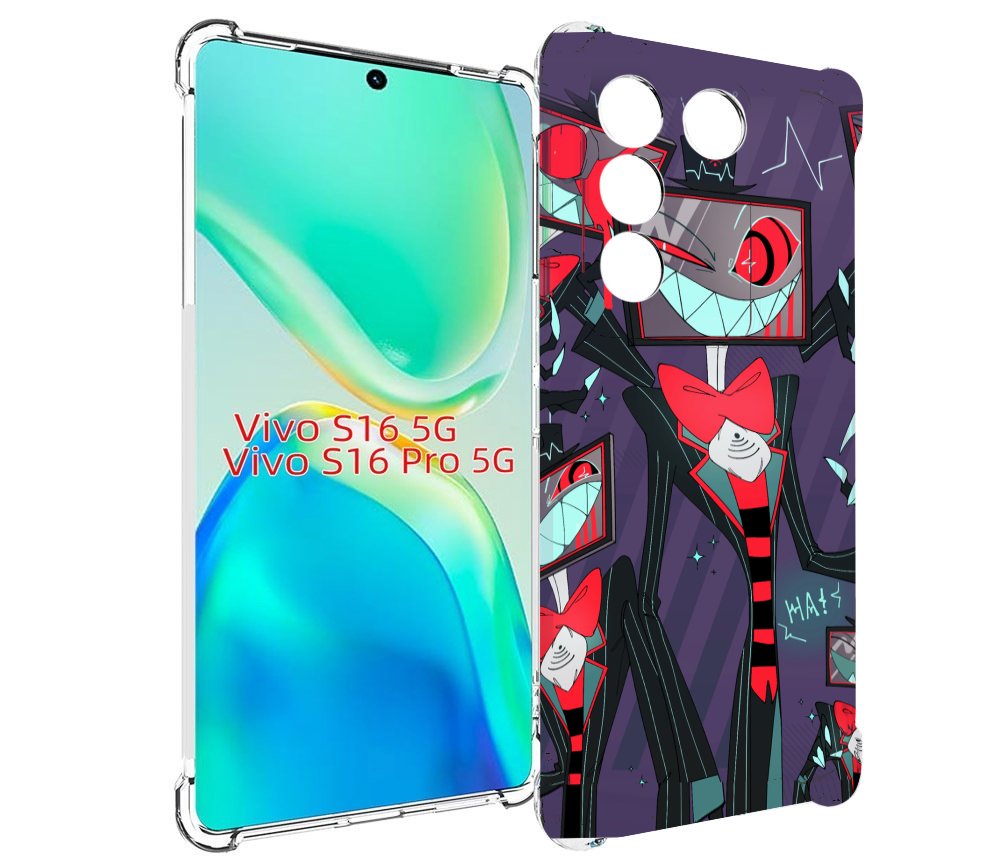 

Чехол MyPads hazbin hotel для Vivo S16 5G/S16 Pro 5G/V27/V27 Pro, Tocco