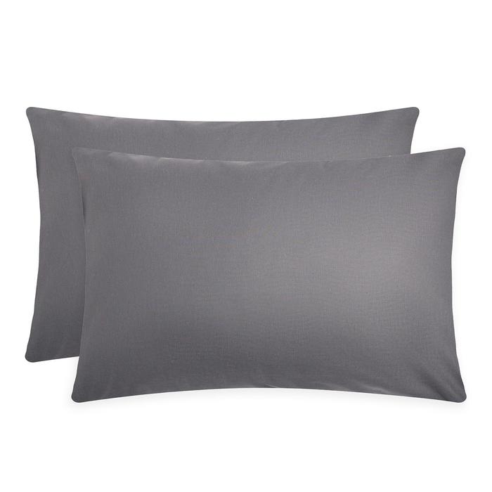 

Комплект наволочек Этель серый 50х70 см 100% хлопок бязь