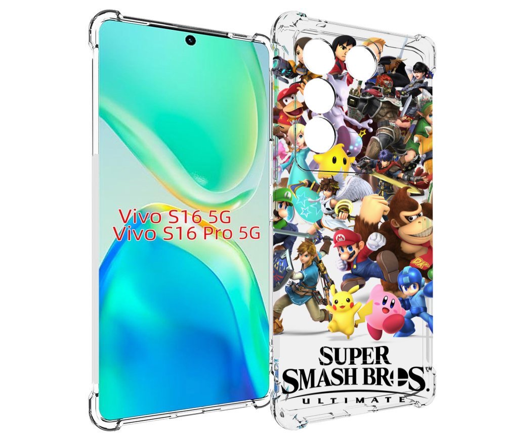 

Чехол MyPads Super Smash Bros для Vivo S16 5G/S16 Pro 5G/V27/V27 Pro, Tocco