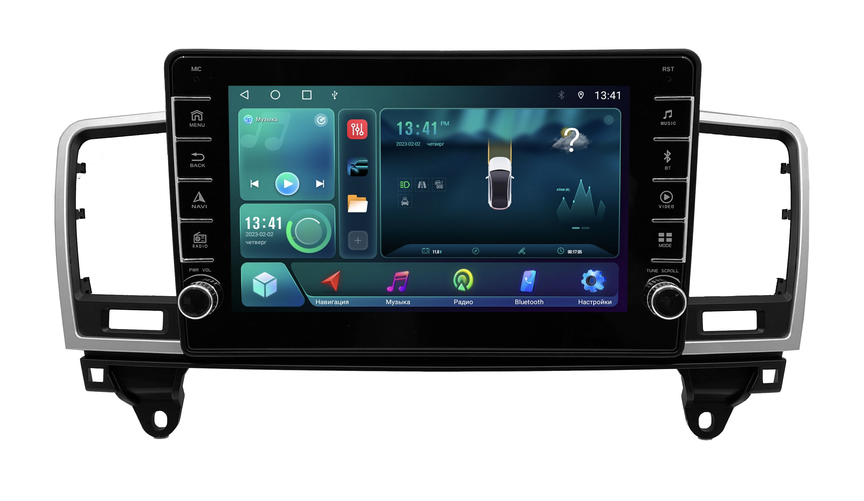 Штатная магнитола Zenith Mercedes-Benz M Class ML W166 2011-2015 Android 12 464 GB с 3538400₽