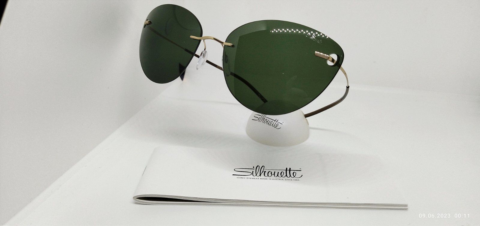 Солнцезащитные очки женские Silhouette 6 зеленые