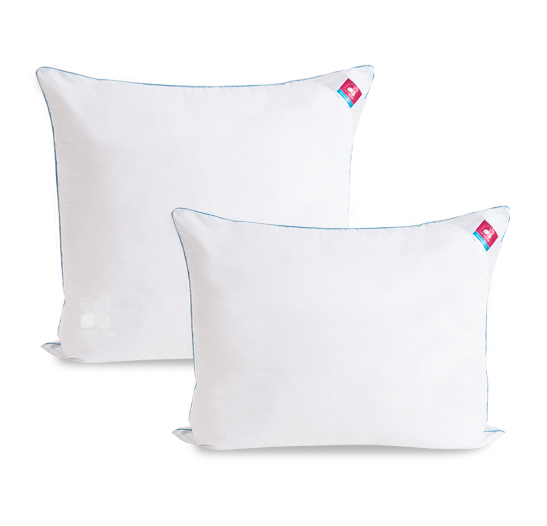 Подушка Лель 50х68 средняя Лебяжий Пух/Тик