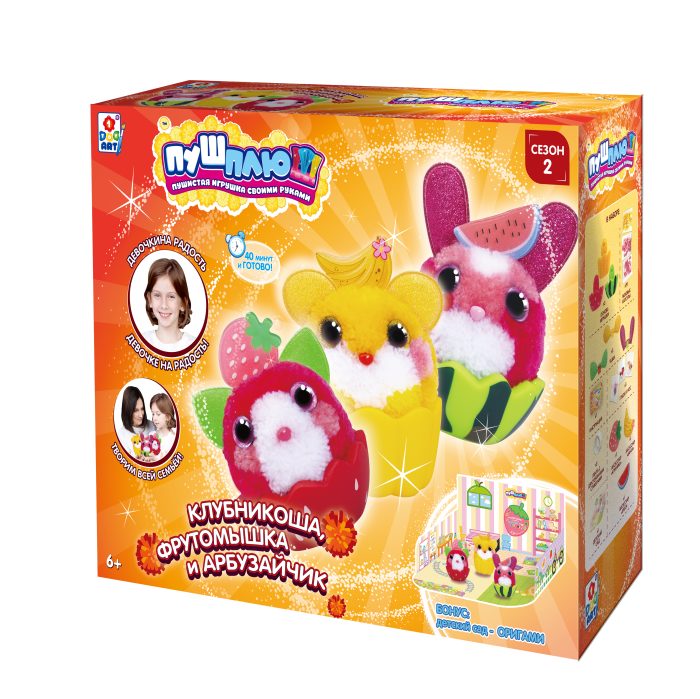 

1Toy "Клубникоша, Фрутомышка и Арбузайчик", в коробке