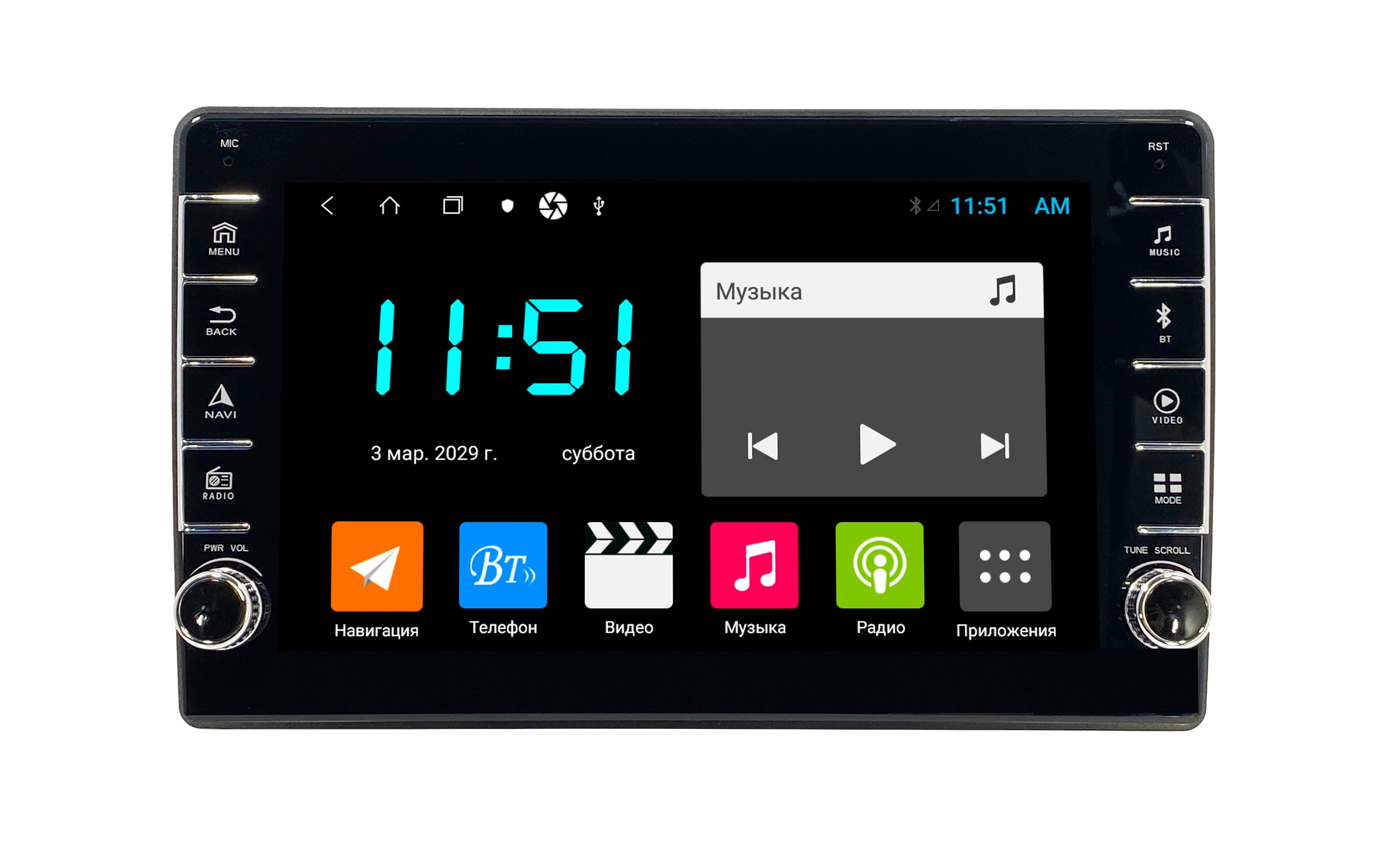 Штатная автомагнитола Zenith Volksvagen Amarok 2010-2020 Android 12 464GB с крутилками 3305900₽