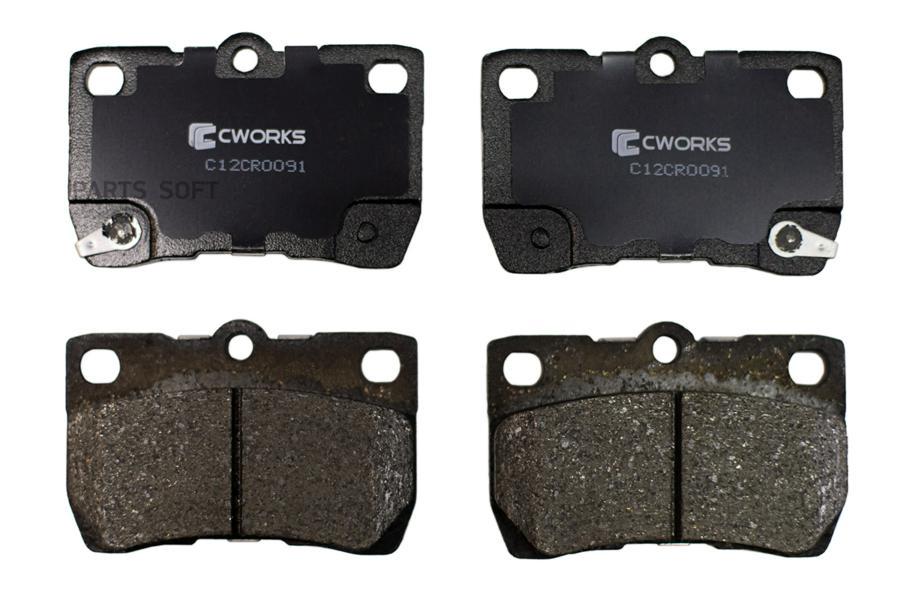 

Тормозные колодки CWORKS задние Low Metallic C12Cr0091