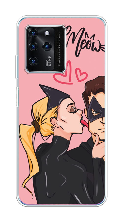 

Чехол Awog на ZTE Blade V30 "Kiss of Cat Woman", Розовый;черный;бежевый, 135350-1