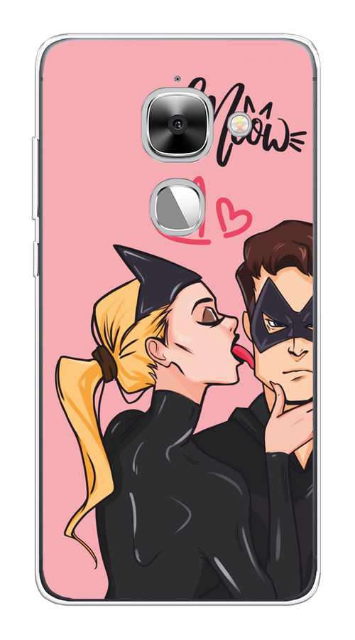 

Чехол Awog на LeEco Le 2/2 Pro "Kiss of Cat Woman", Розовый;черный;бежевый, 140150-1