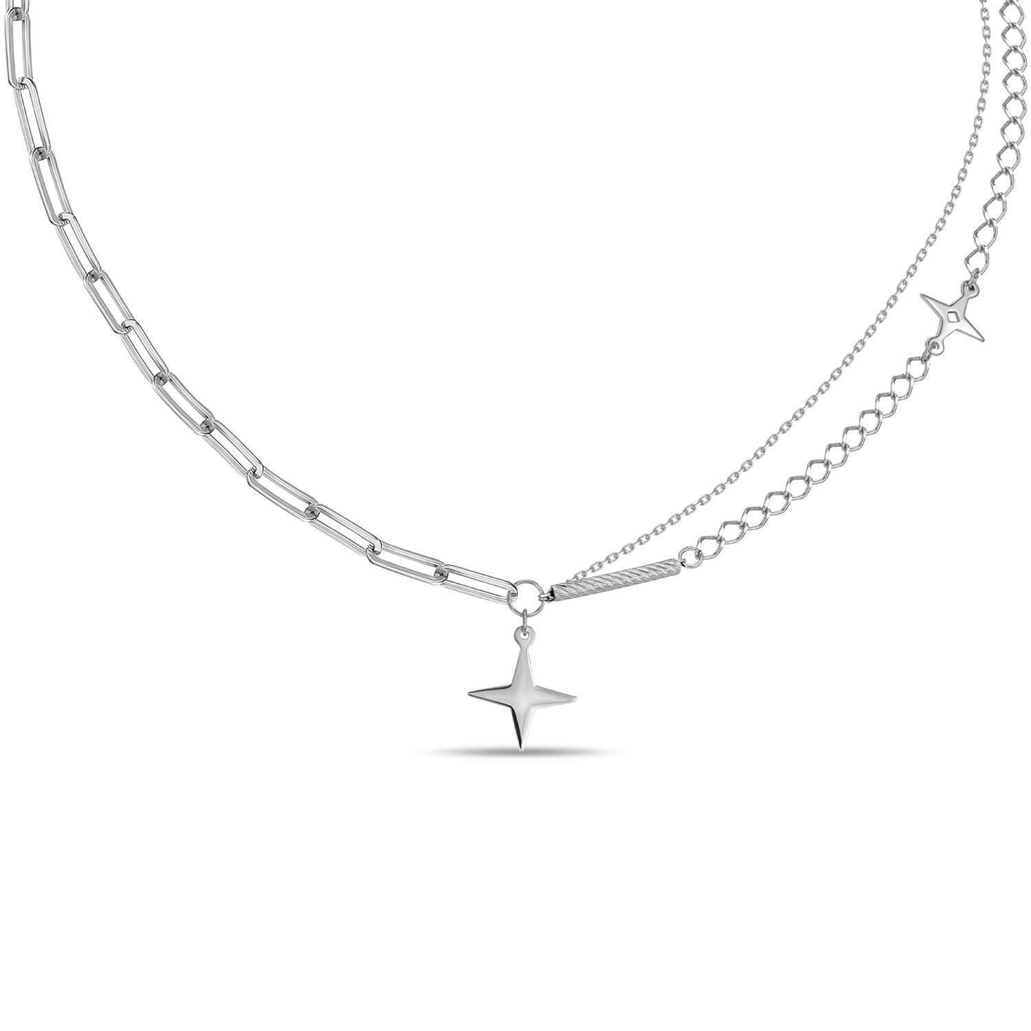 

Колье из серебра 50 см MIUZ Diamonds N2050-3111649-00245, N2050-3111649-00245