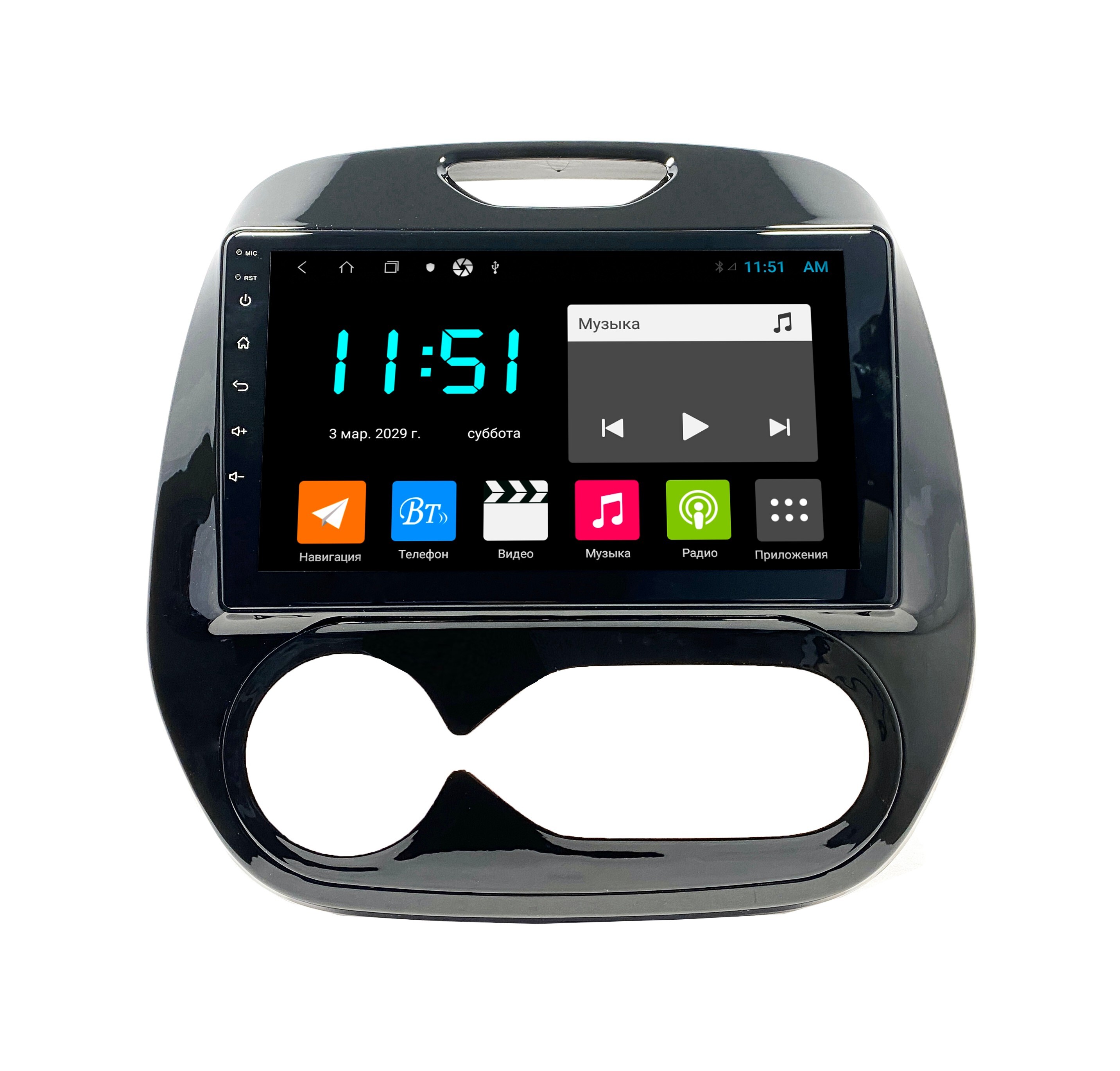 Штатная автомагнитола Zenith Renault Kaptur 2016-2021 Климат контроль Android 12 464GB 3262300₽