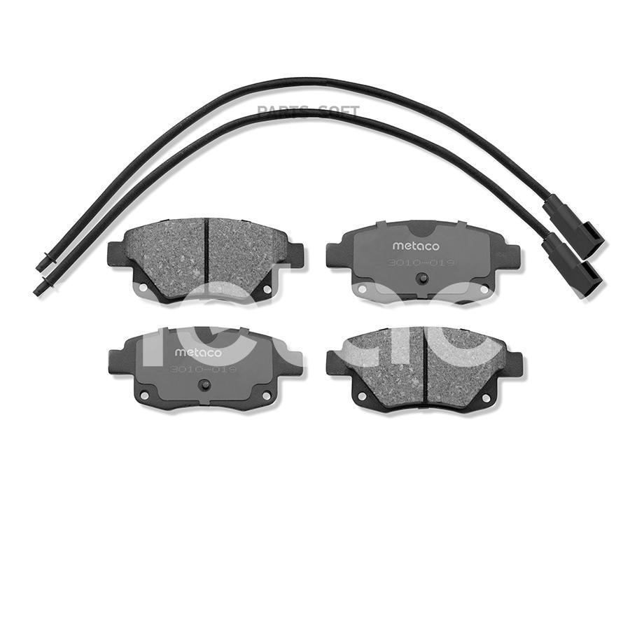 

Колодки Тормозные Задние Дисковые К-Кт Ford Transit (2006-2013) METACO 3010-019