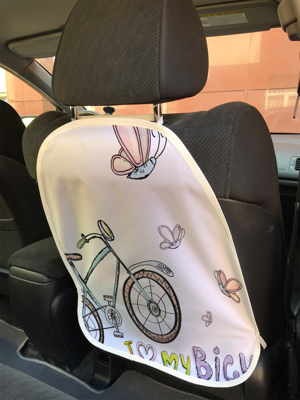фото Накидка на спинку сиденья joyarty любовь к велосипеду, 45х62