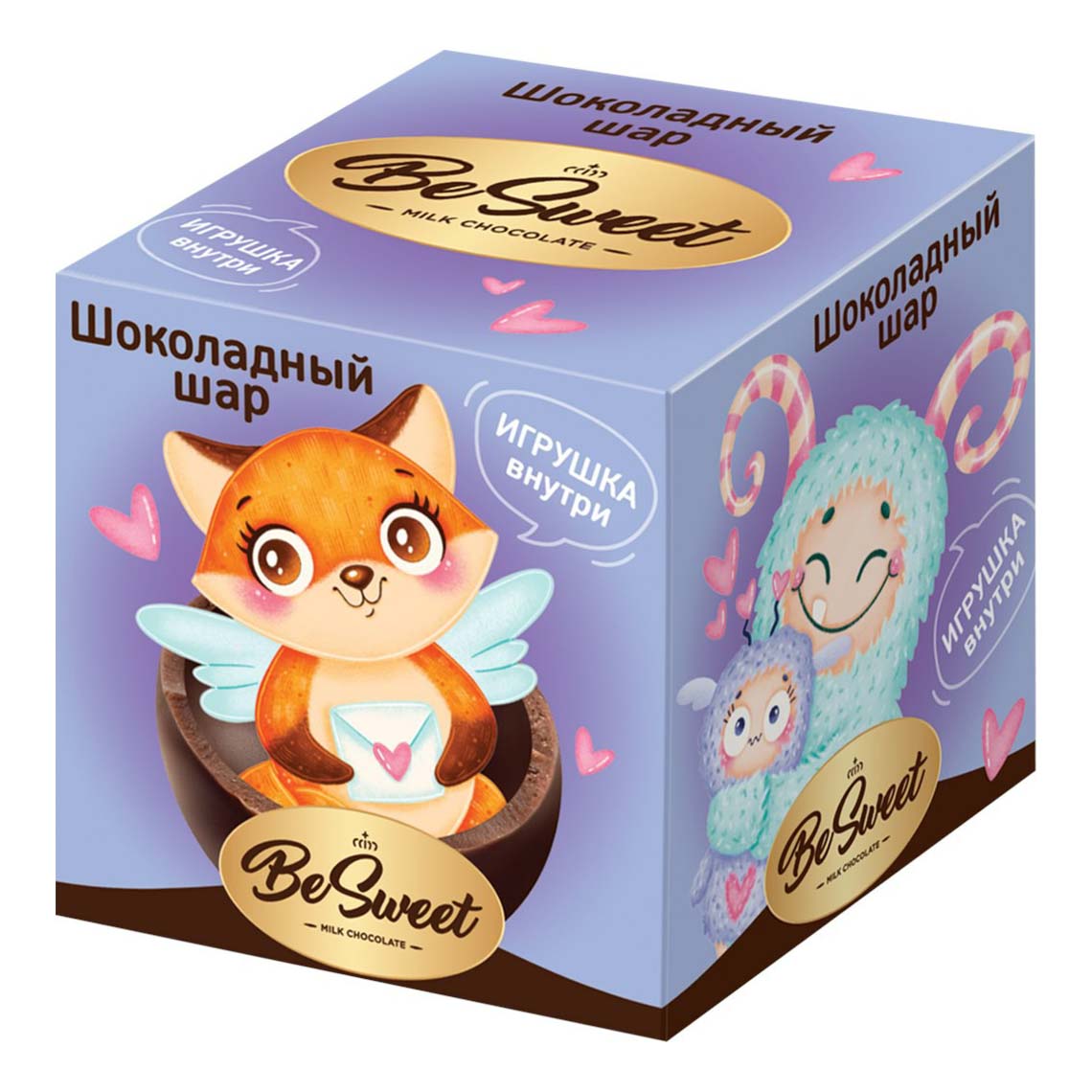 

Шоколадное яйцо Besweet молочное с игрушкой 25 г