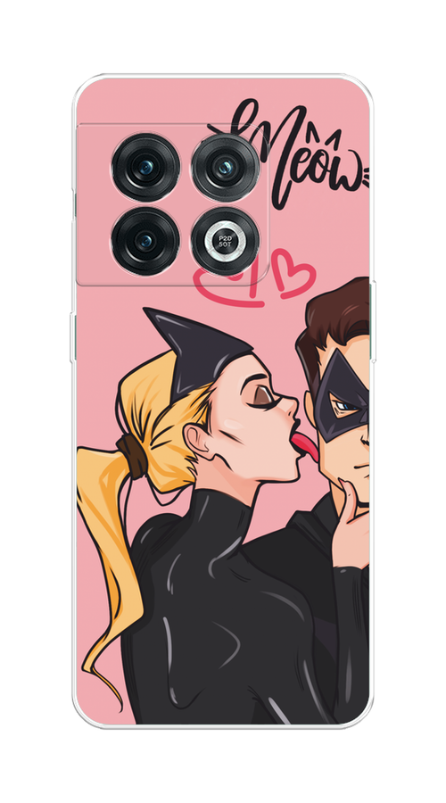 

Чехол Awog на OnePlus 10 Pro 5G "Kiss of Cat Woman", Розовый;черный;бежевый, 152150-1