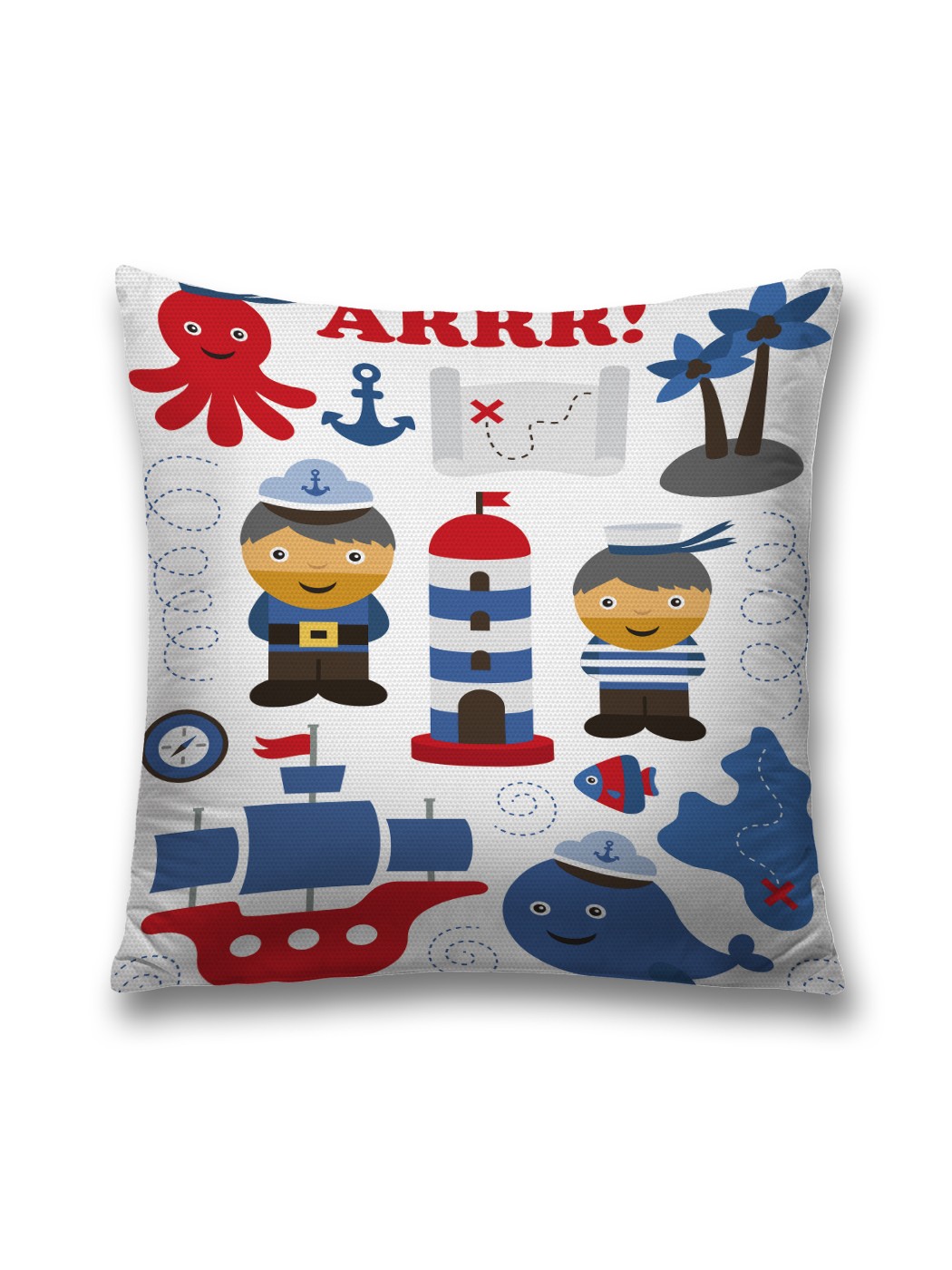 

Наволочка JoyArty декоративная "Аррр!" на молнии, 45x45 см