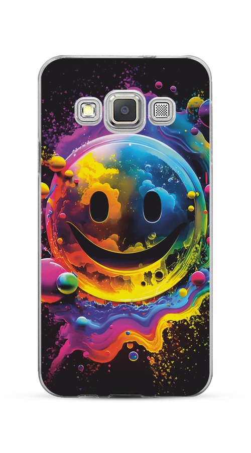 

Чехол Awog на Samsung Galaxy A3 "Кислотный смайл", Фиолетовый;желтый;синий, 20150-1