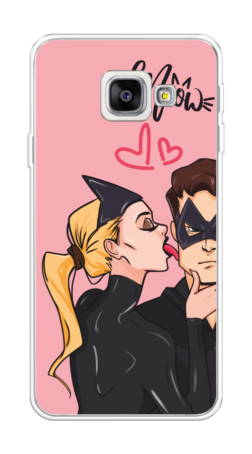 

Чехол Awog на Samsung Galaxy A3 2016 "Kiss of Cat Woman", Розовый;черный;бежевый, 20250-1