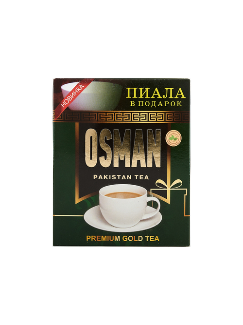 Чай черный OSMAN пакистанский c пиалой гранулированный, 200 г