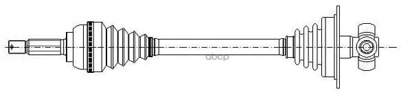 

Полуось В Сборе (Привод) Metelli 17-0240, 170240