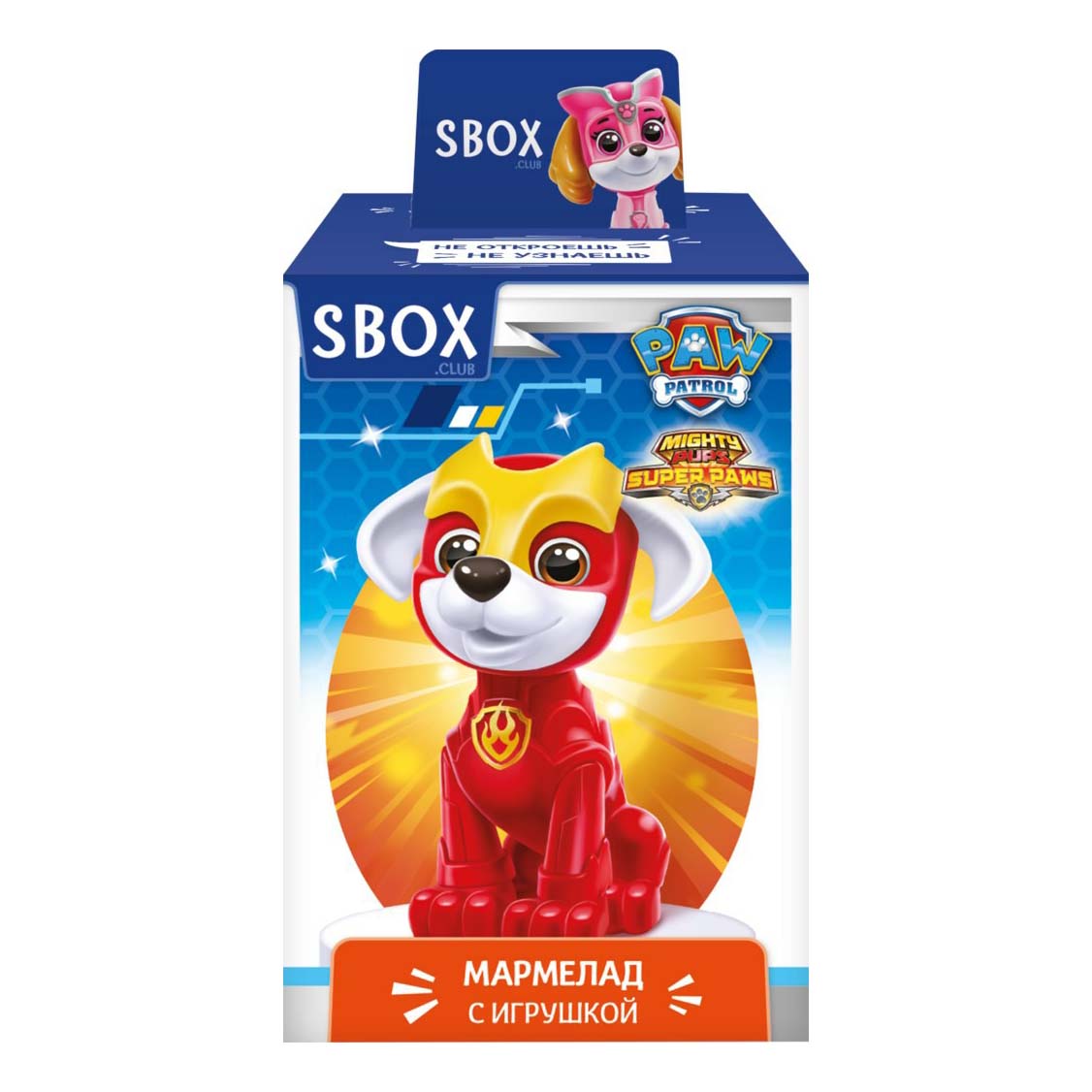 

Мармелад Sbox Щенячий патруль апельсин-яблоко-клубника 10 г