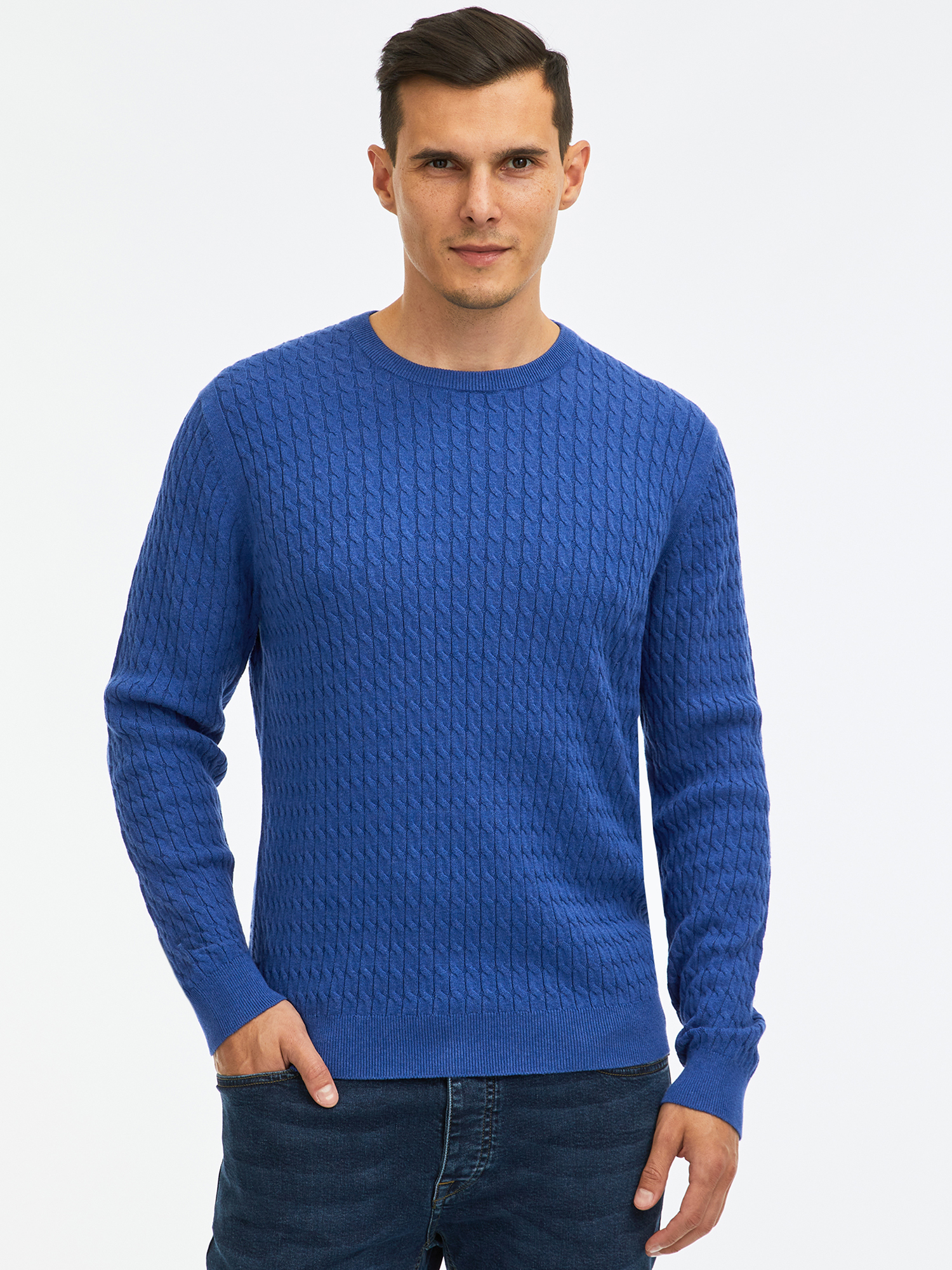

Джемпер мужской oodji 4L112261M синий 2XL, 4L112261M