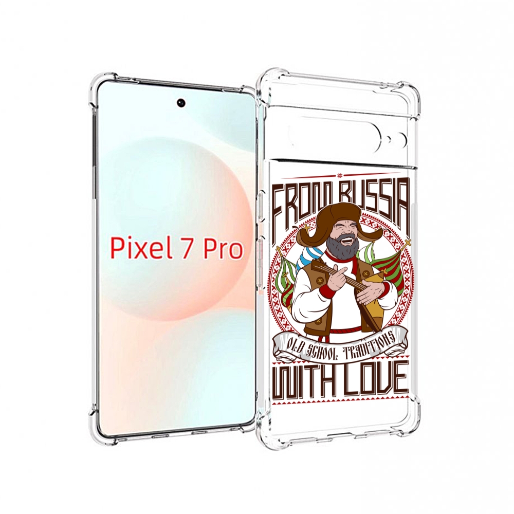 

Чехол Mypads Русский Мужчина Для Google Pixel 7 Pro, Прозрачный, Tocco