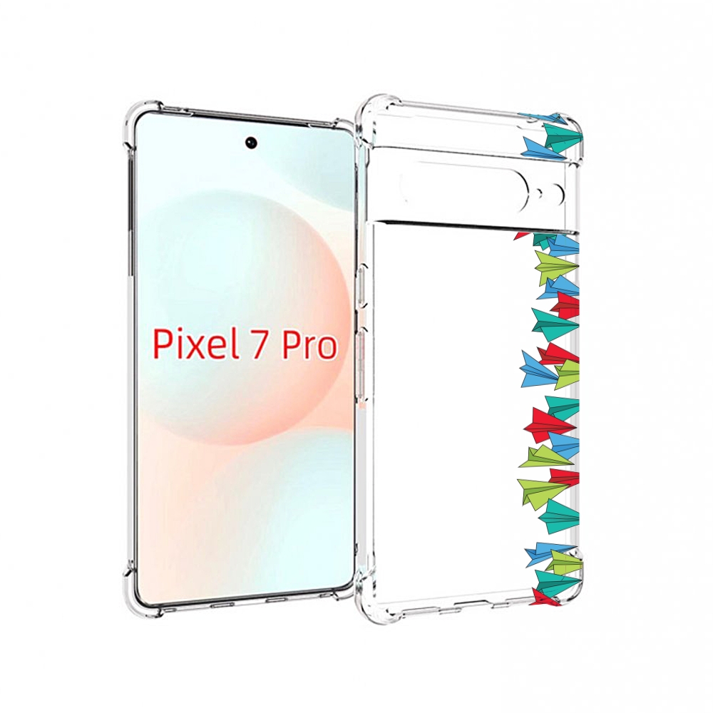 

Чехол Mypads Самолетики Из Листочков Для Google Pixel 7 Pro, Прозрачный, Tocco