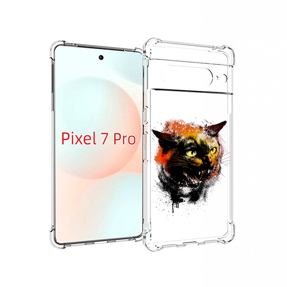 

Чехол Mypads Сиамский Кот Для Google Pixel 7 Pro, Прозрачный, Tocco
