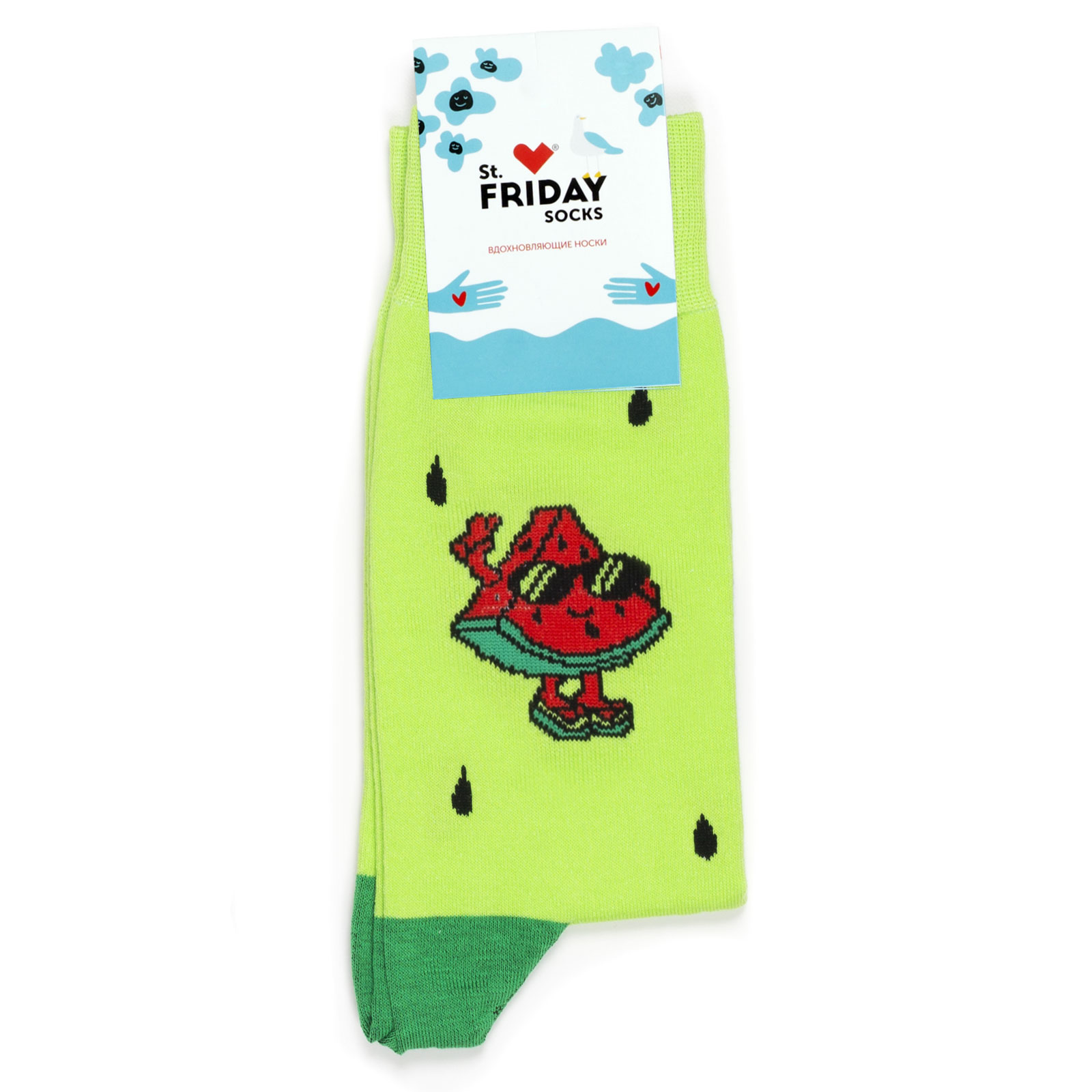 Носки унисекс St. Friday Socks По городам России разноцветные 34-37 зеленый,  красный,  черный