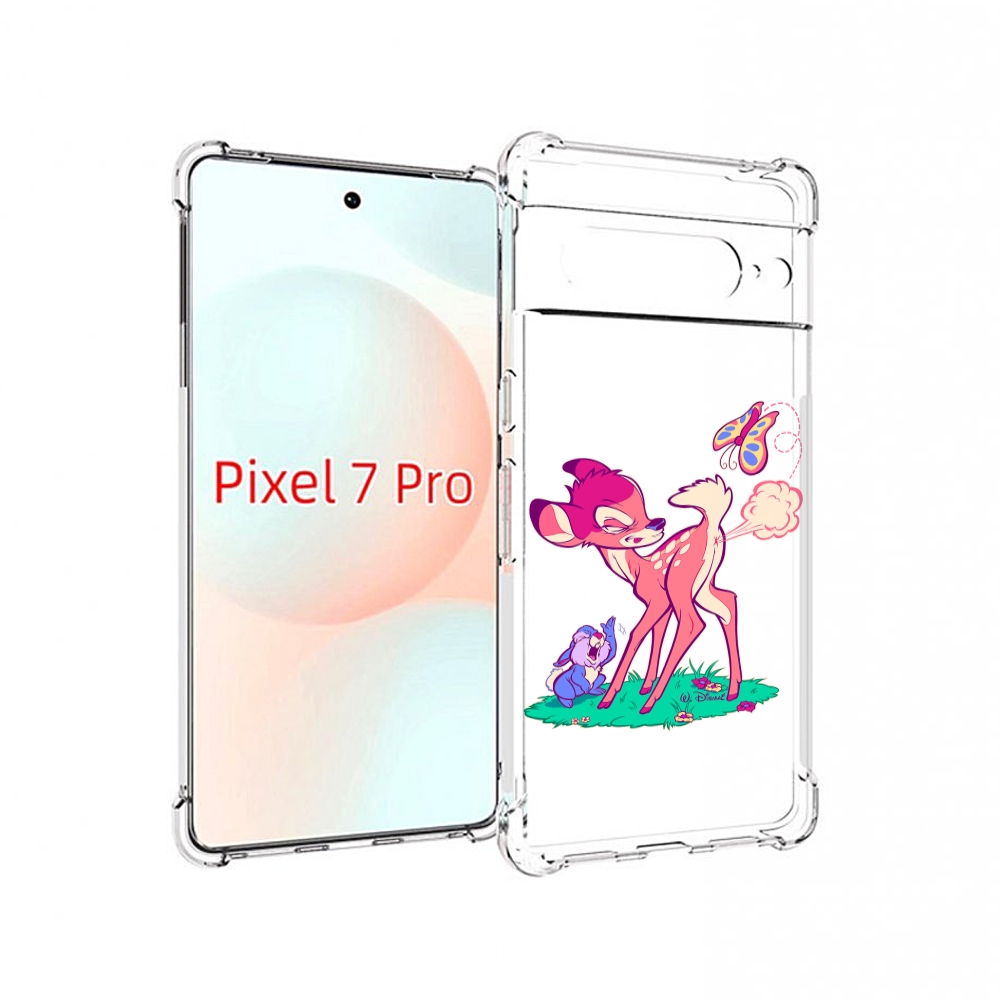 

Чехол Mypads Смешной Олененок Для Google Pixel 7 Pro, Прозрачный, Tocco