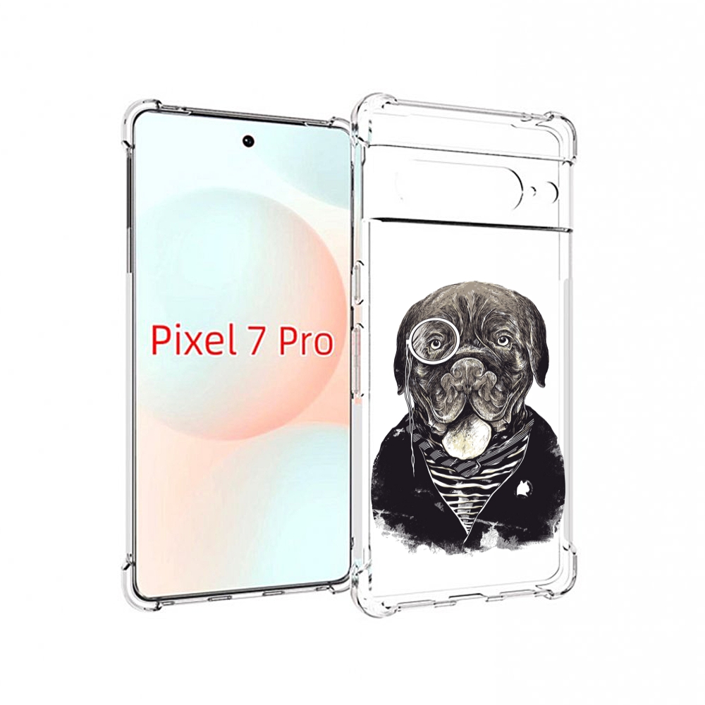 

Чехол Mypads Солидный Песик Для Google Pixel 7 Pro, Прозрачный, Tocco