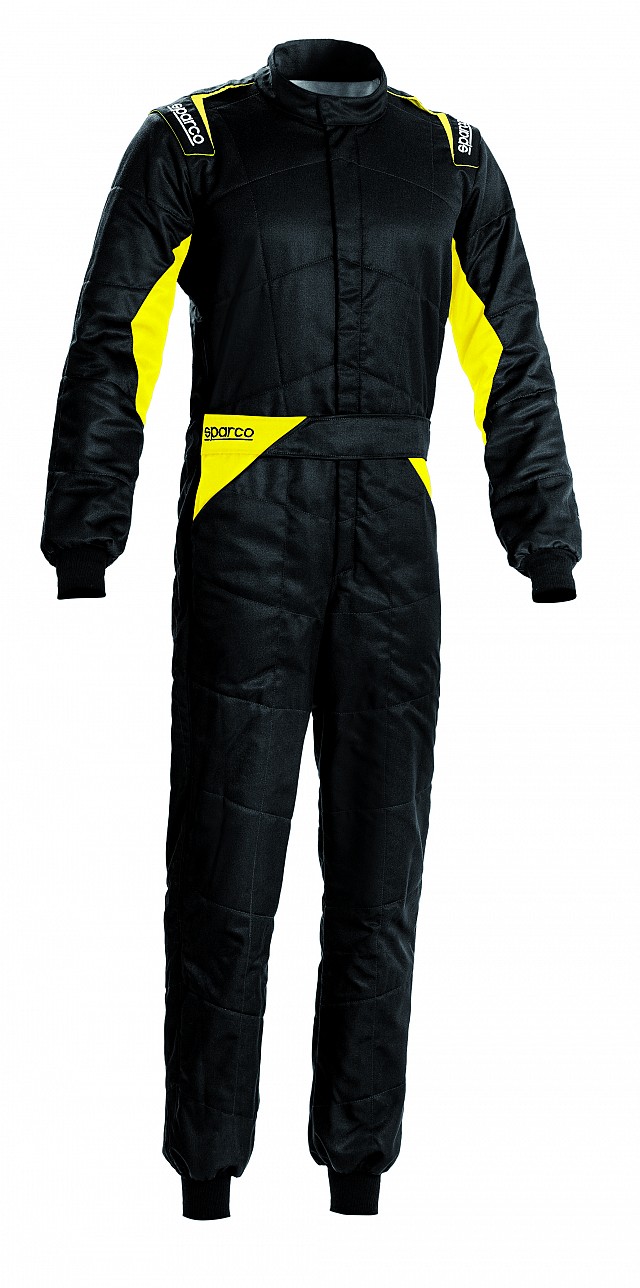 

Комбинезон для автоспорта SPRINT 2022, FIA 8856-2018, чёрный жёлтый, р-р 52