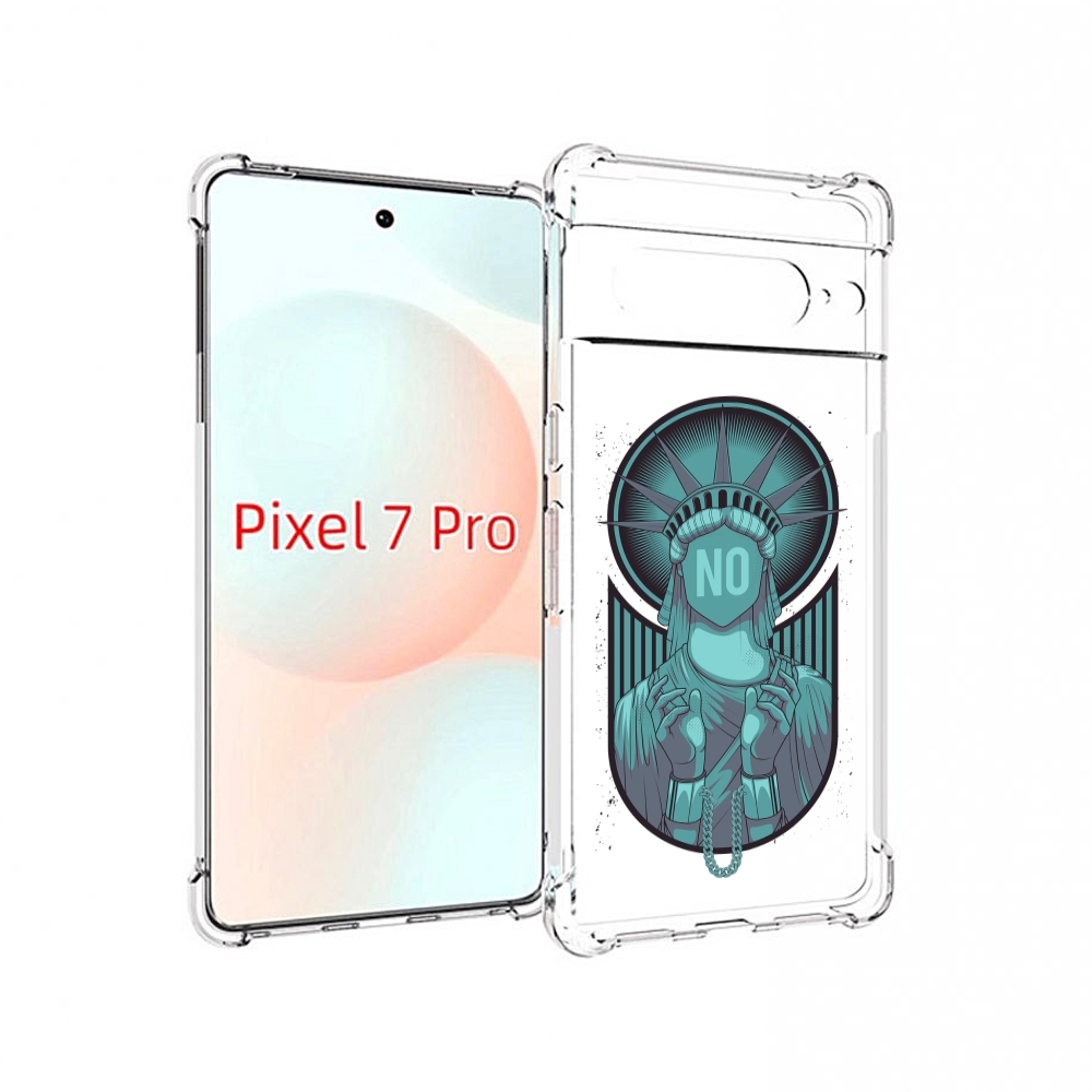 

Чехол Mypads Статуя Свободы Зеленый Для Google Pixel 7 Pro, Прозрачный, Tocco