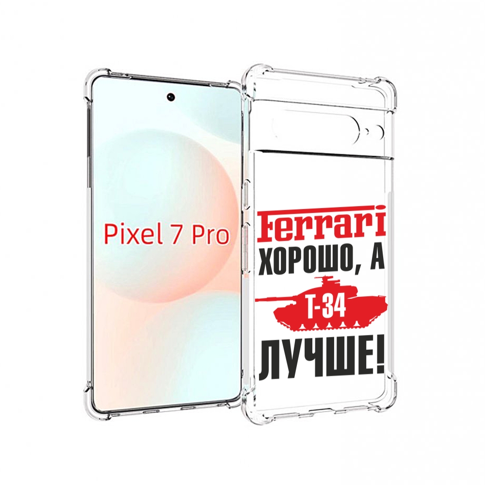 

Чехол Mypads Т 34 Лучше Для Google Pixel 7 Pro, Прозрачный, Tocco