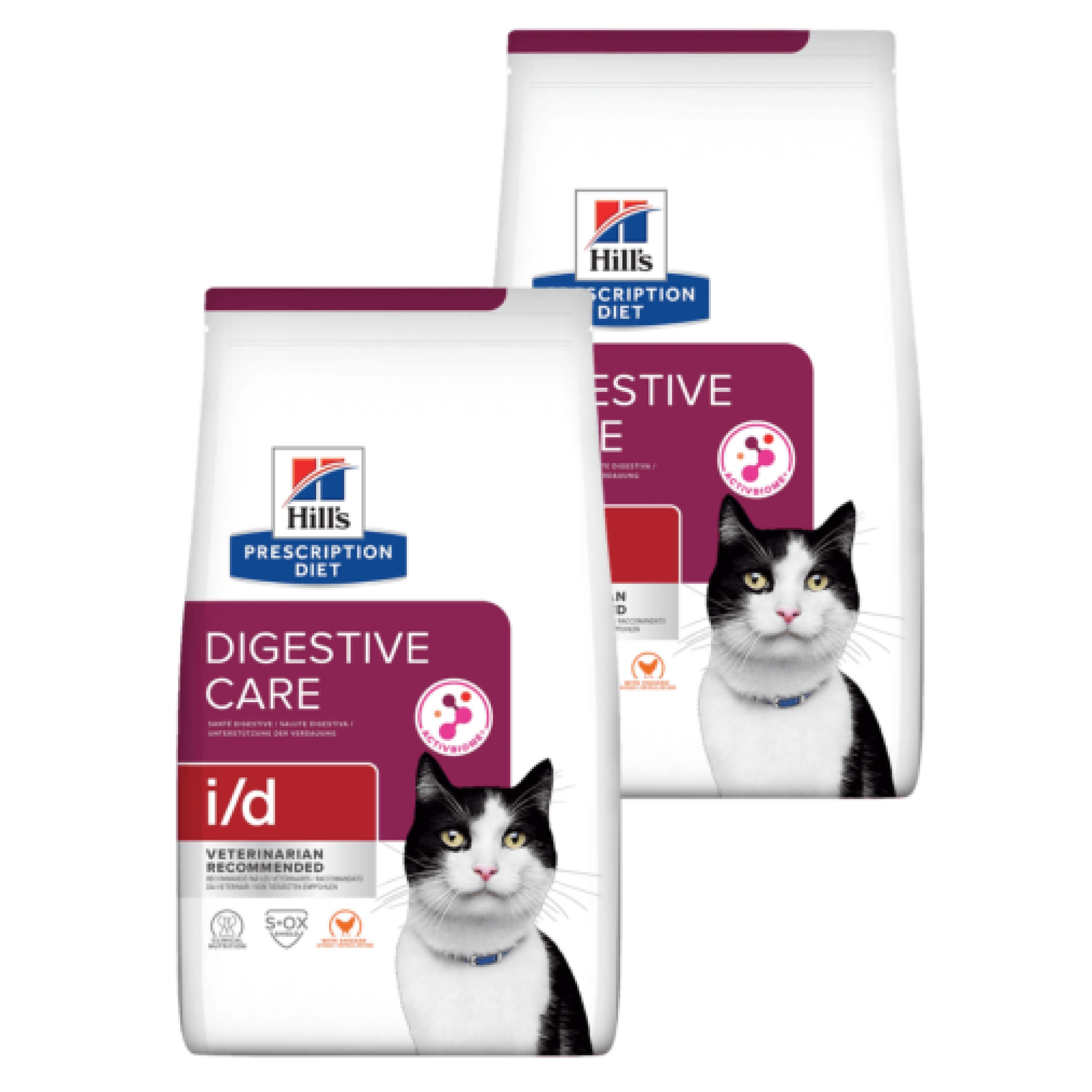 Сухой корм для кошек Hill's PD i/d Digestive Care при проблемах с ЖКТ курица 2 шт по 0,4кг